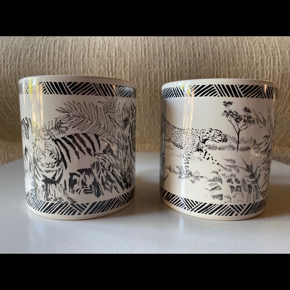 Vintage 1992 Set of 2 San Diego Zoo Wild Animal Pa